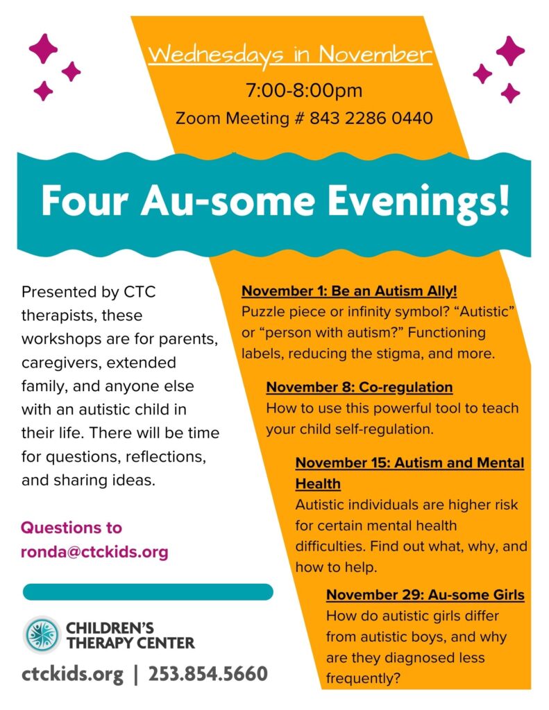 Autism Workshops at CTC